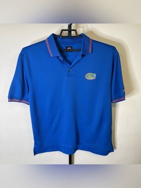 Pro Player Florida Gators Blue Polo Shirt Size Large Men’s